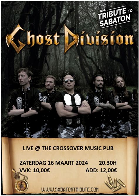 GHOST DIVISION (NL) N°1 SABATON TRIBUTE-Agenda