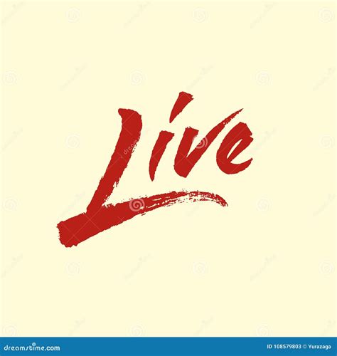 Creative Live logo design stock vector. Illustration of agency - 108579803