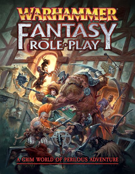 Here's A Look At The Cover Of Warhammer Fantasy Roleplaying 4th Edition!