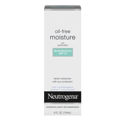 Neutrogena® Oil-Free Moisture SPF 15 Facial Moisturizer, 4 fl oz - Fred ...