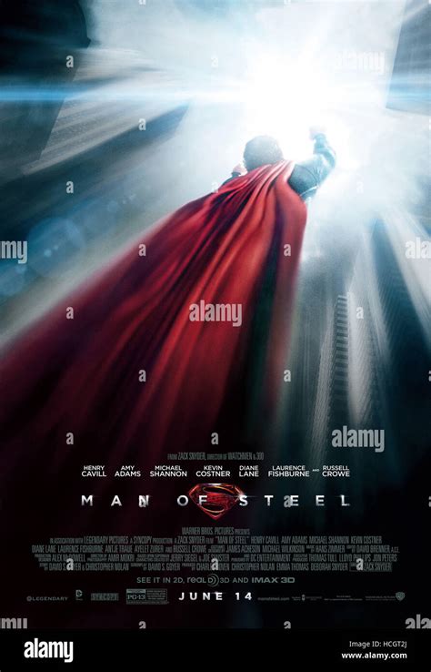 MAN OF STEEL, US poster art, Henry Cavill, as Superman, 2013. ©Warner Bros./Courtesy Everett ...