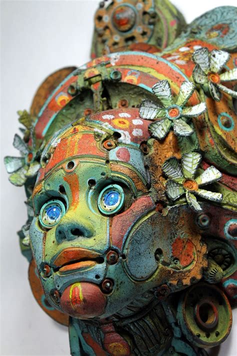 Steampunk Busts Sculpted from Resin and Repurposed Objects Evoke Futuristic Relics in 2022 ...