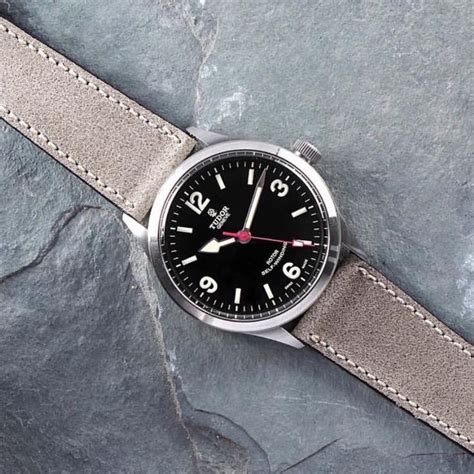 The Tudor ranger on an aged grey leather strap, available on the ...