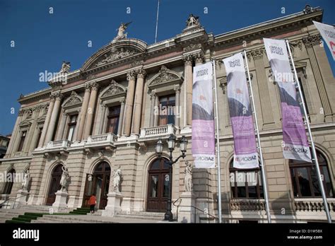 Grand Theatre, Geneva; Switzerland; Europe Stock Photo, Royalty Free Image: 52798814 - Alamy