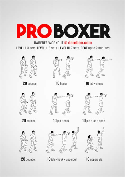 Pro Boxer Workout | Boxer workout, Boxing workout routine, Boxing workout