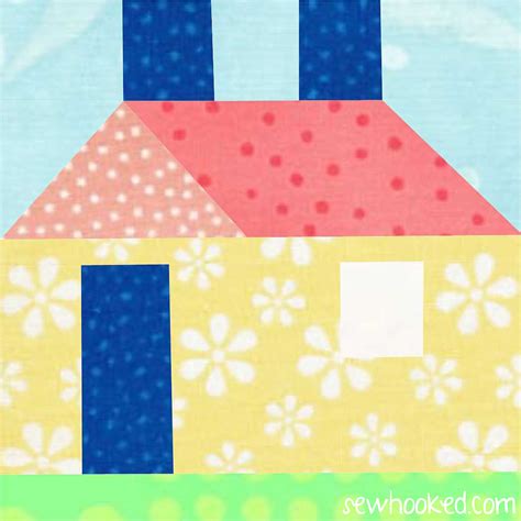 Quilt Inspiration: Free pattern day! House quilts