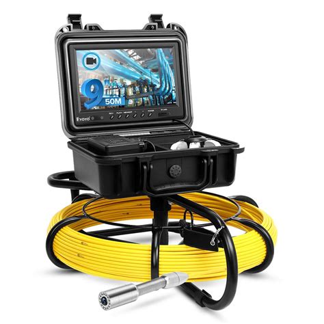 Eyoyo Pipeline Endoscope Inspection Camera 50M/164ft Underwater ...