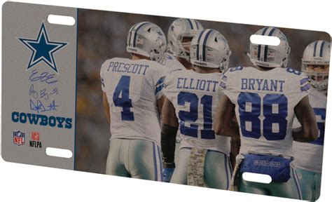 Dallas Cowboys Dak Prescott, Dez Bryant & Ezekiel Elliott Clipart - Large Size Png Image - PikPng
