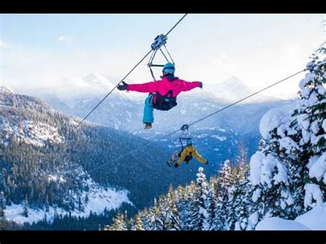 Whistler Winter Zipline Tour, Breakaway Experiences - YouTube