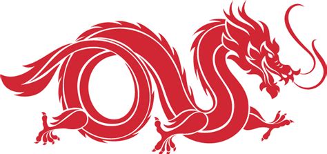 Red Chinese Dragon Png