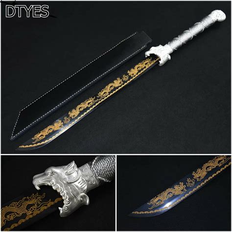 Rapier Swords Metal Sword High Manganese Steel Handmade Chinese Swords Chinese Sword Sharp ...