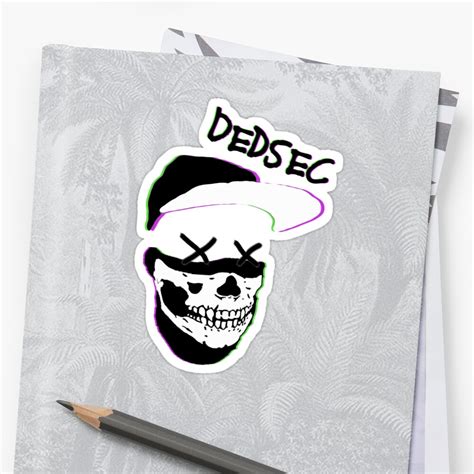 "DedSec graffiti art" Sticker by BrokeTeenager | Redbubble