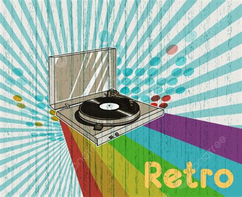 Vector Retro Concert Poster Background, Splash, Abstract, Vintage Background Image for Free Download