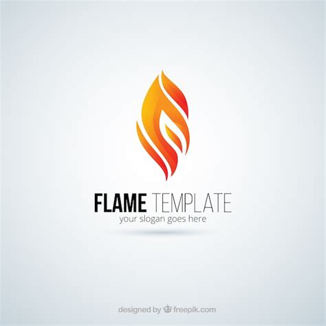 Free Vector | Flame logo