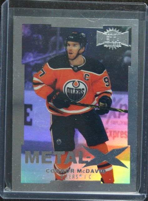 Connor McDavid #MX-1 Prices | 2021 Skybox Metal Universe X | Hockey Cards