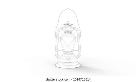 3d Rendering Vintage Oil Lamp Isolated Stock Illustration 1514715629 | Shutterstock