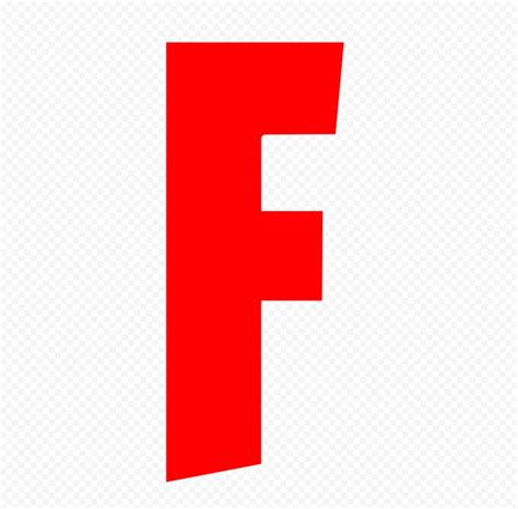 HD Red F Fortnite Logo Letter PNG | Letter logo, Lettering, ? logo