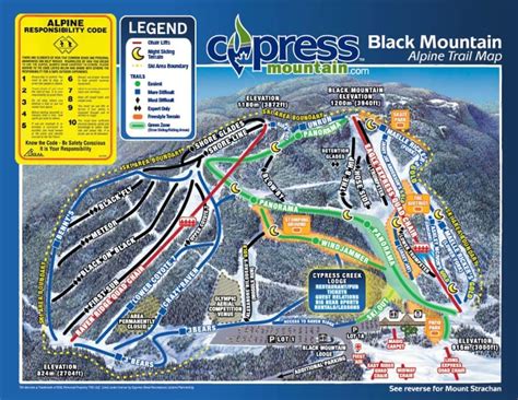 Cypress Mountain Trail Map | Liftopia