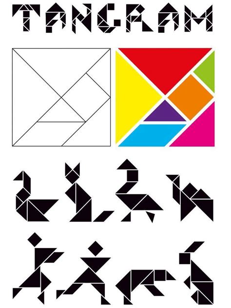 Free Tangram Printables For Kindergarten