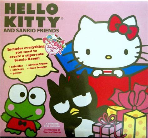 $29.96 HELLO KITTY And SANRIO FRIENDS 50th Anniversary Wall Calendar ...