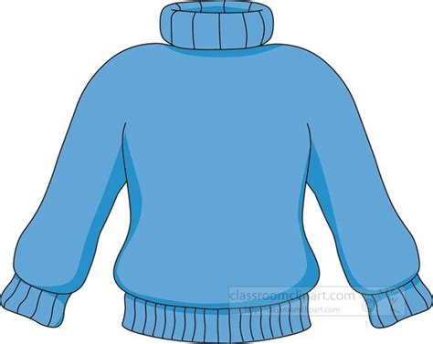 Fashion Clothing Clipart-winter turtle neck sweater 01