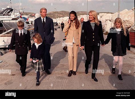 Dec. 30, 2002 - CREDIT: Globe Photos NAME/ / I2062SX.ATHINA ONASSIS & HER FATHER THIERRY ROUSSEL ...