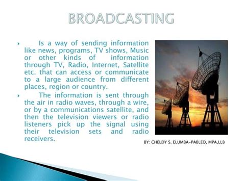 6 broadcasting methods