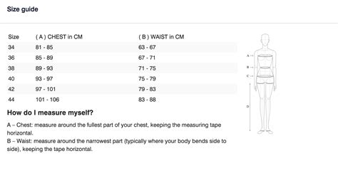 liv size guide – Strath Moto