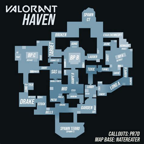 Valorant Haven Map Callouts Valorant Maps And Callouts Guide Expert ...