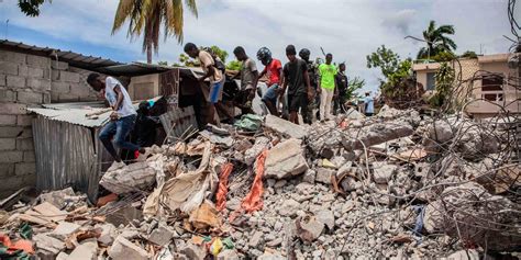 Haiti Rescue Workers Rush to Help Earthquake Victims as Storm Looms - WSJ