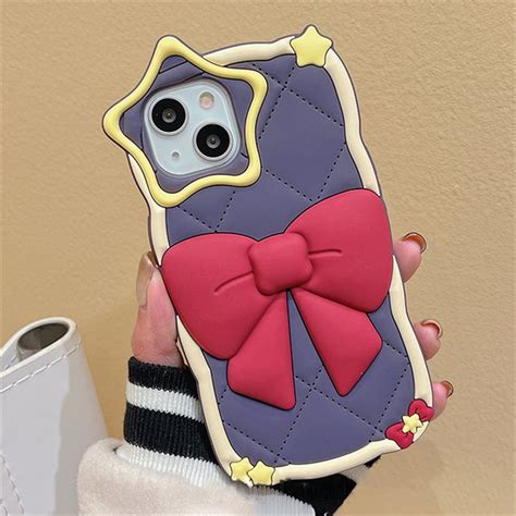 Kawaii Purple Star Bowknot iPhone Case – Juneptune