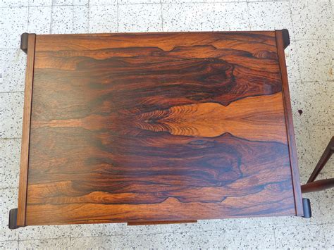 Scandinavian coffee table in Brazilian rosewood - 1970s - Design Market