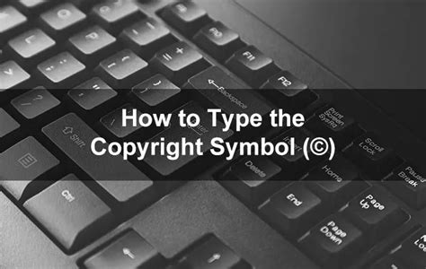 How to Type the Copyright Symbol (©) on Your Keyboard - Tech Pilipinas