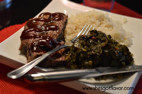 Oven Bag Roasted Bourbon Bar-B-Que Brisket with Garlic Butter Rice ...