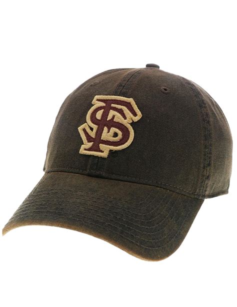 FSU Florida State Over Mascot Adjustable Cap - Barefoot Campus Outfitter