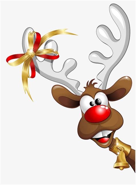 Christmas Reindeers Clipart Transparent Background, Christmas Reindeer ...