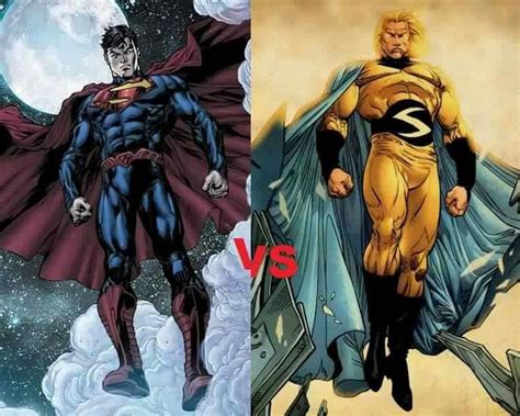 Superman Vs Sentry | Dc comics vs marvel, Superhero comic, Marvel vs