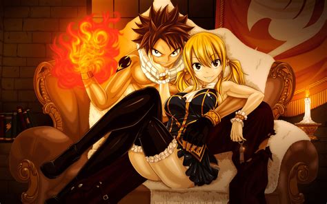 🔥 [0+] Natsu and Lucy Wallpapers | WallpaperSafari