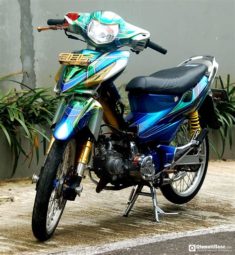 Modifikasi Honda Revo 110 Fit Absolute Drag Sederhana Tapi Keren