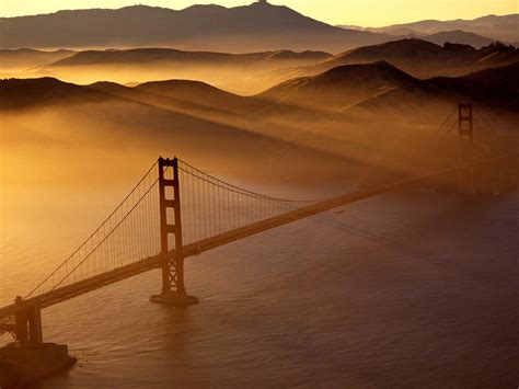 Golden Gate Bridge Wallpaper Fog