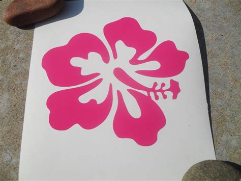 Hibiscus Car Decals Hibiscus Gifts and by TiffinsDesigns on Etsy