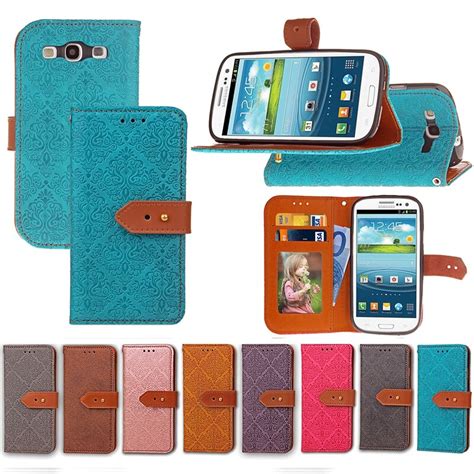 Retro Leather Case For Samsung Galaxy S3 i9300 SIII Neo Wallet Style Flip Phone Bag Cover For ...