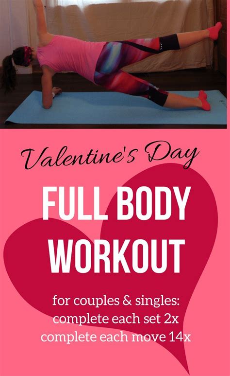 Valentine's Day Workout: Total Body Love | Fit couples, Workout for beginners, At home workouts