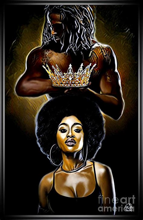 My Beautiful Black Queen Digital Art by Ortega Missouri | Pixels