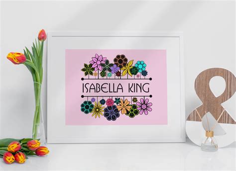 Floral Border Svg Floral Frame Svg Flower Border Svg Split | Etsy