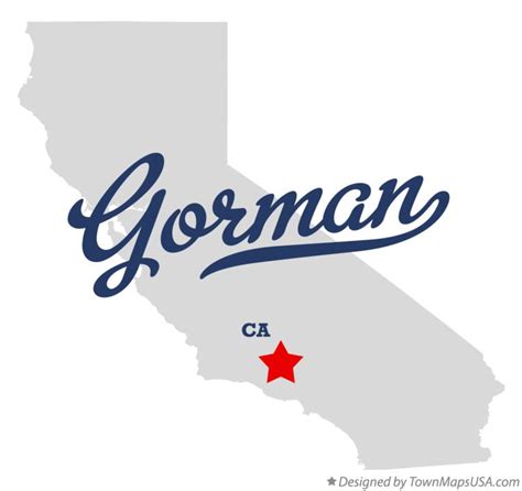 Map of Gorman, CA, California