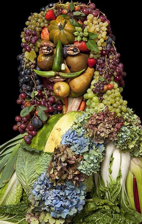 Photographer Recreates 'Arcimboldo' Food Art | Fruit art, Food artwork ...