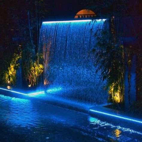 Relaxing and Beautiful Pool Waterfall Ideas