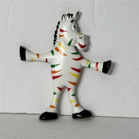 Rare Vintage 80's Fruit Stripe Gum Bendy Yipes Zebra Figure Toy 5 ...