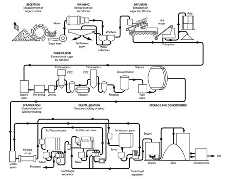 Typical Layout in Sugar Beet Diffuser Process | John King Chains